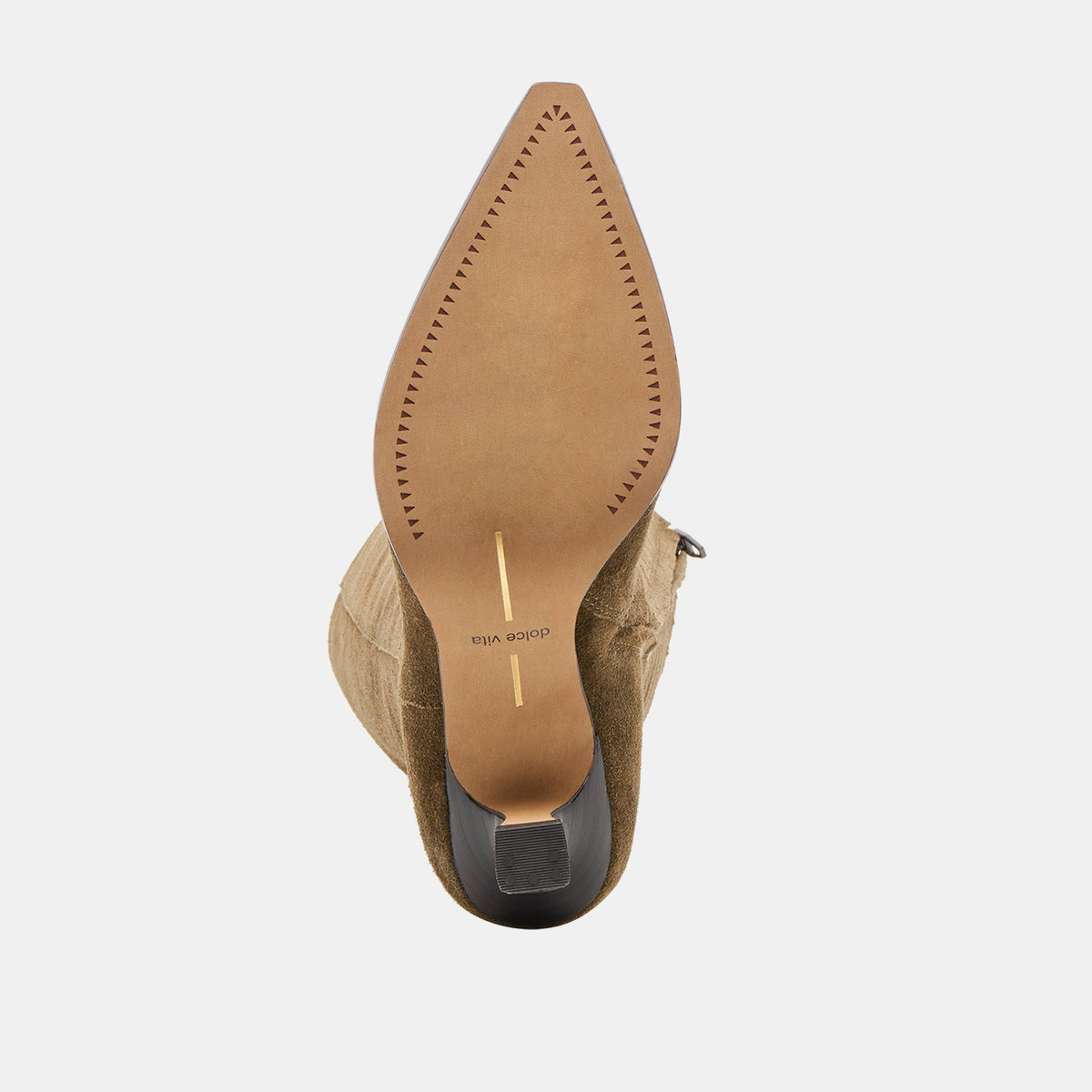 Dolce Vita Auggie Olive Suede Wide Calf Boots