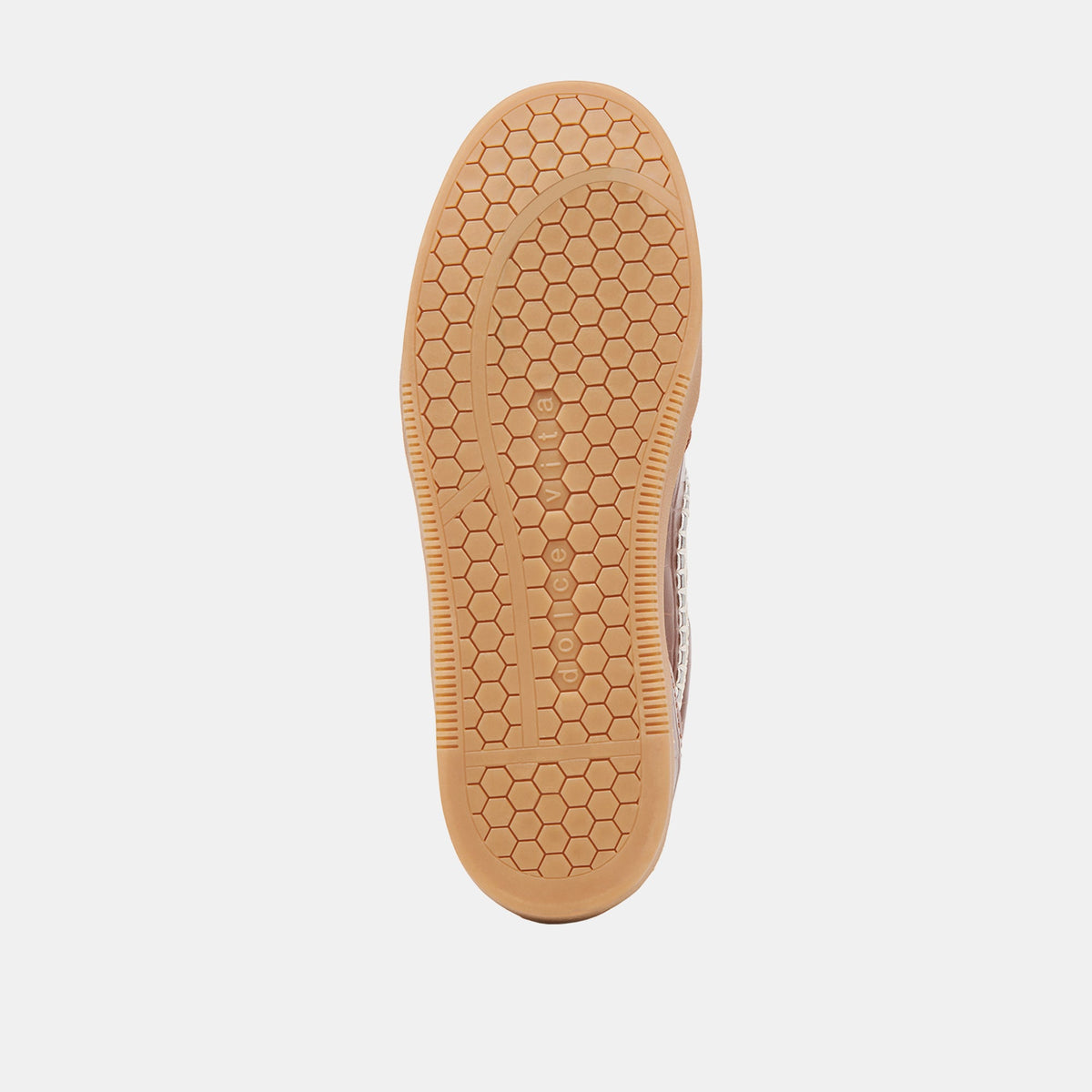 Dolce Vita NOTICE STITCH SNEAKERS COGNAC CROCO EMBOSSED LEATHER