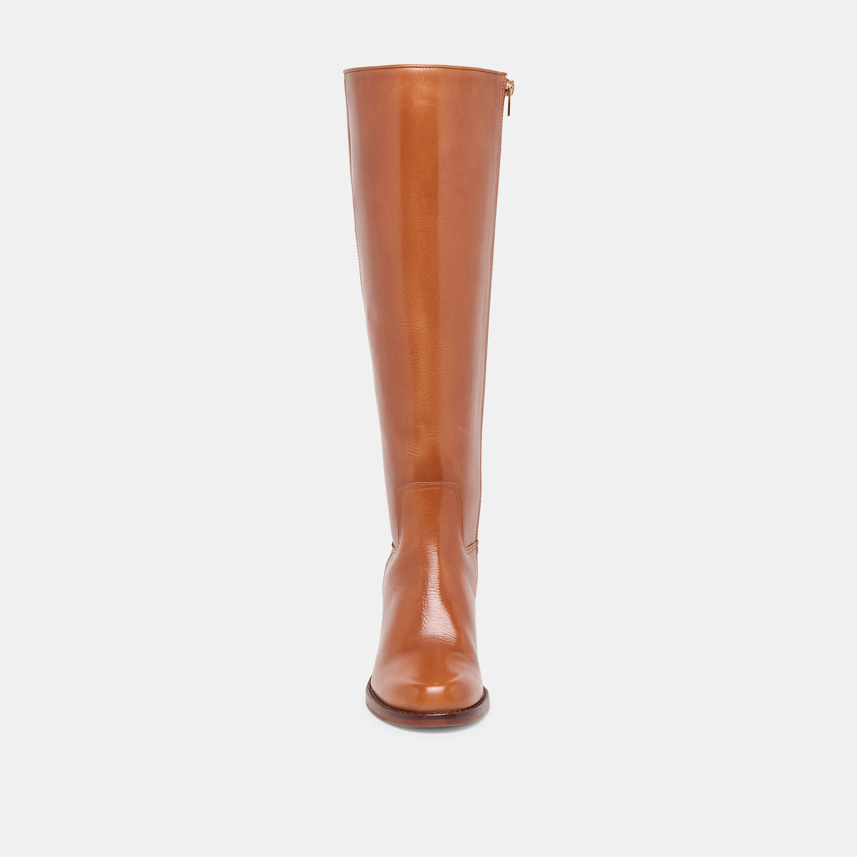 Dolce Vita Lucyle Tan Leather Wide Calf Boots