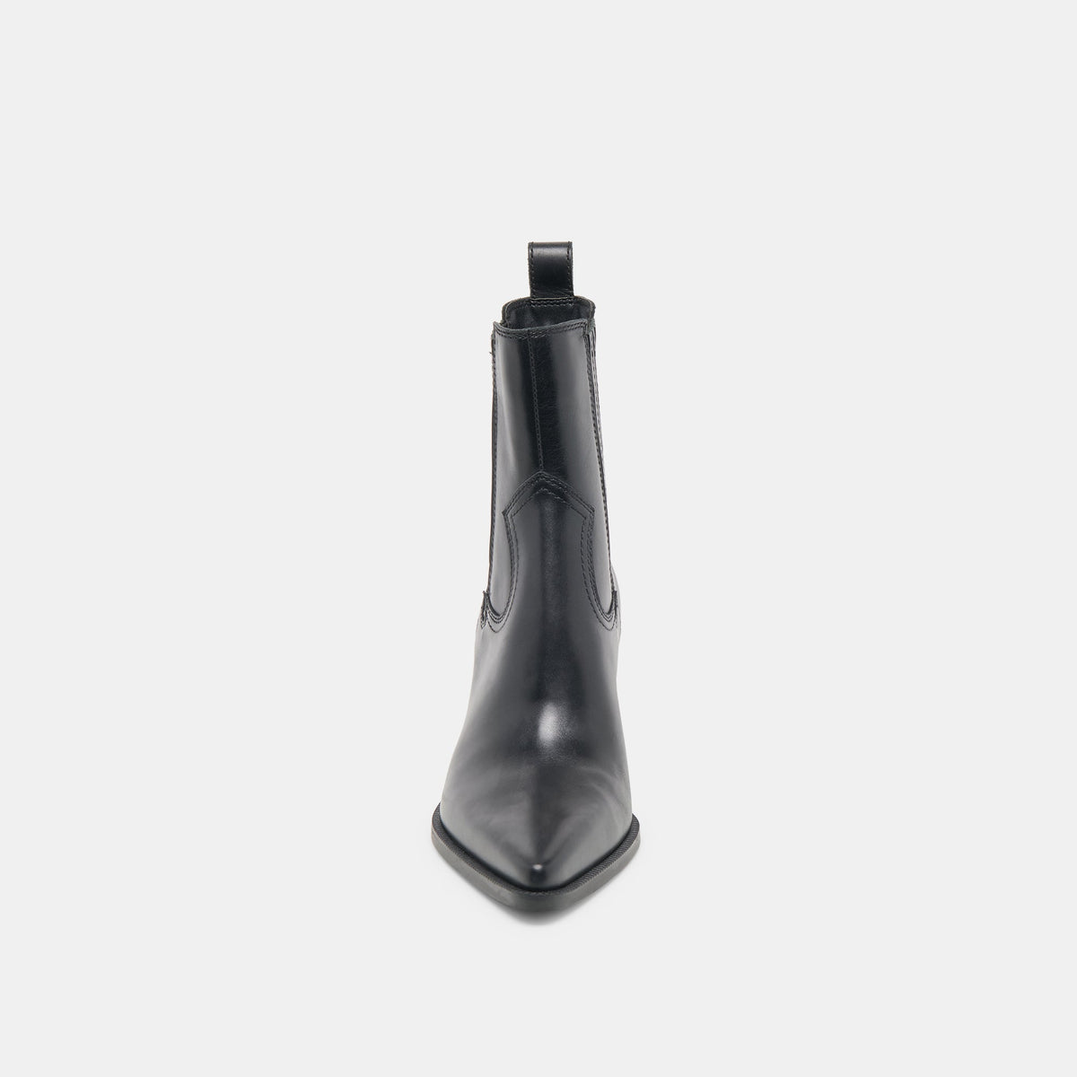 Dolce Vita Slim Black Leather Booties