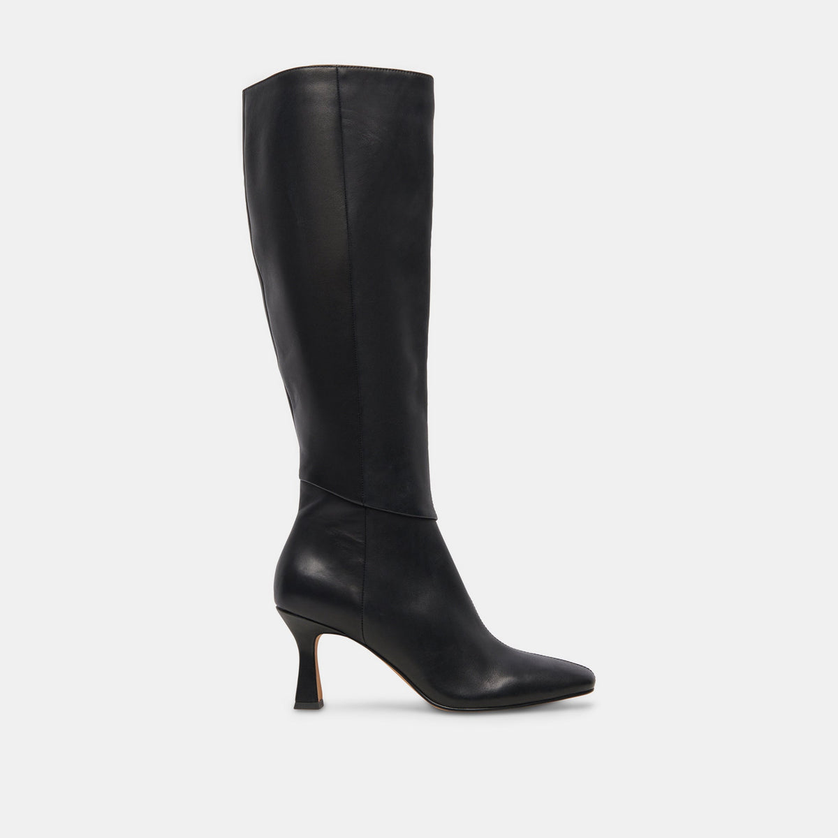 Dolce Vita Gyra Wide Calf Black Leather Boots