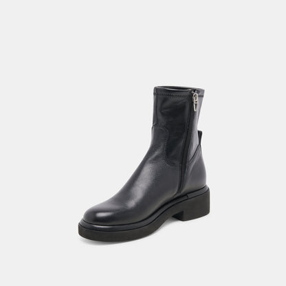 Dolce Vita Simaya H2O Waterproof Black Leather Boots
