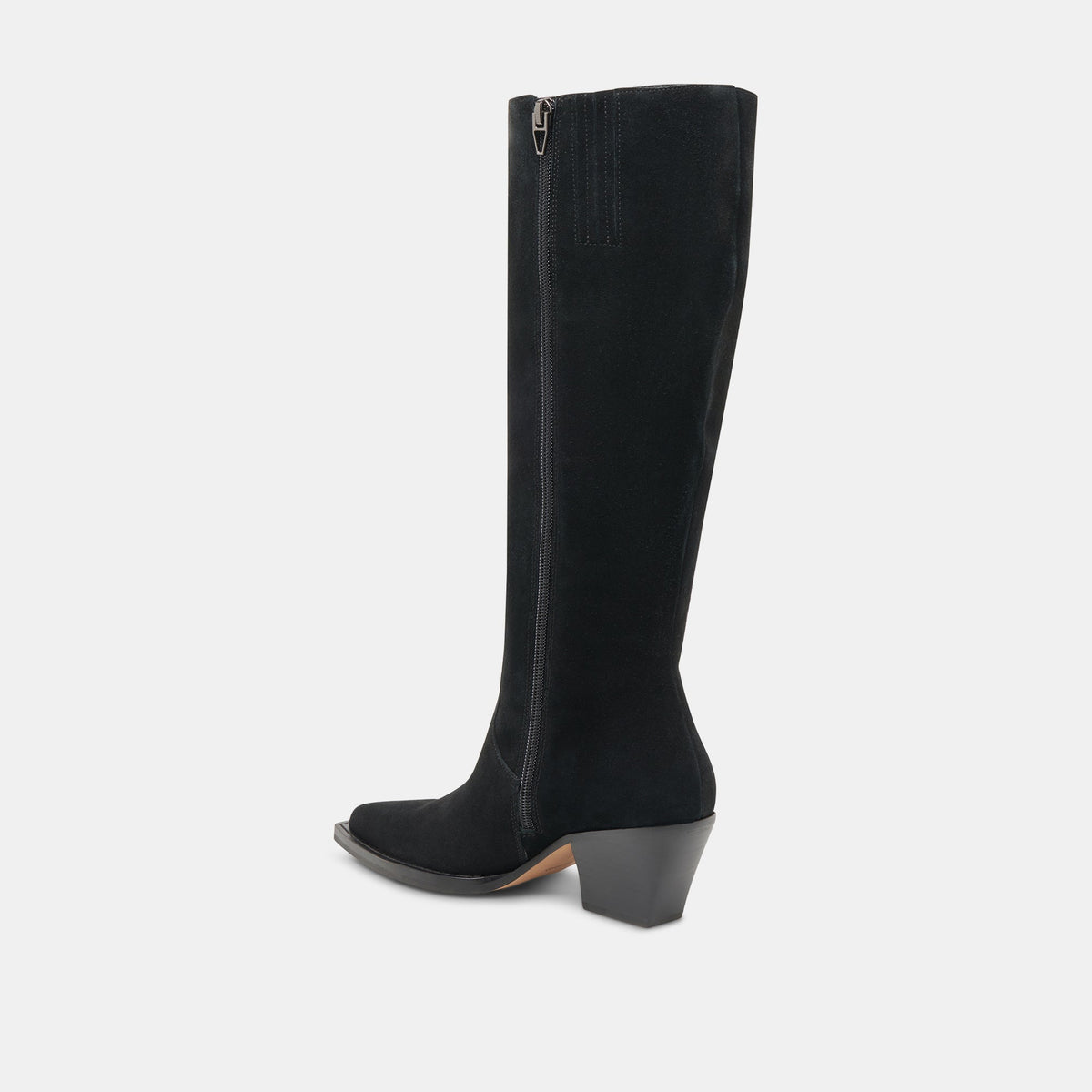 Dolce Vita Raj Extra Wide Calf Onyx Suede Boots