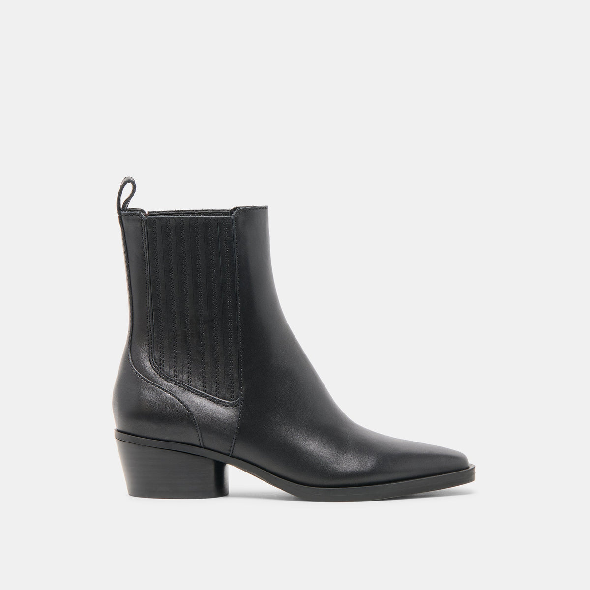 Dolce Vita Faint H2O Waterproof Black Leather Booties