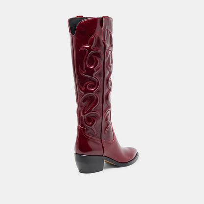 Dolce Vita Mirla Oxblood Leather Boots