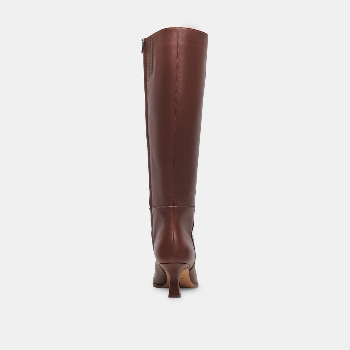 Dolce Vita Auggie Chocolate Leather Narrow Calf Boots