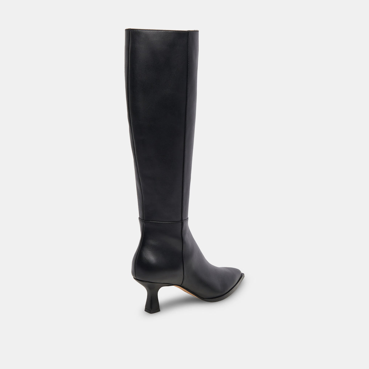 Dolce Vita Auggie Black Leather Narrow Calf Boots