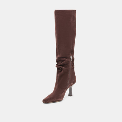 Dolce Vita Lousa Mahogany Suede Boots