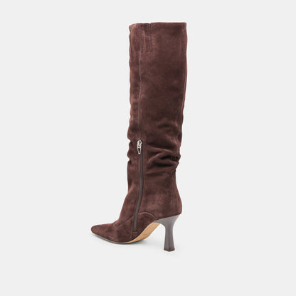 Dolce Vita Lousa Mahogany Suede Boots