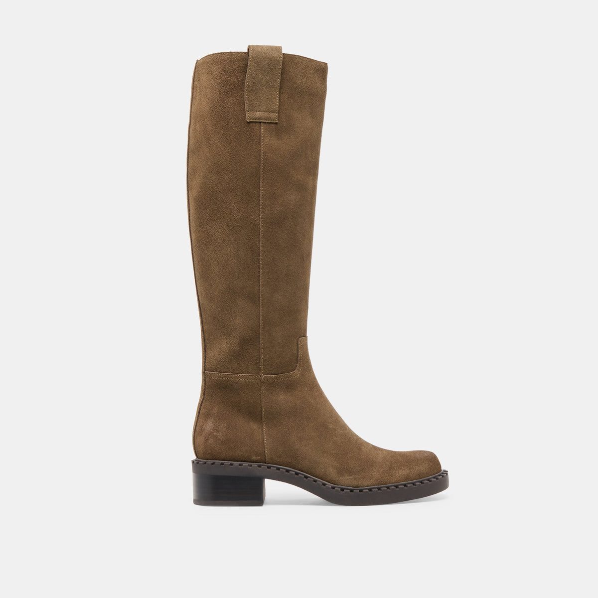 Dolce Vita Glory H2O Waterproof Olive Suede Boots