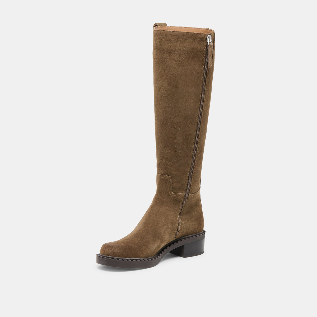 Dolce Vita Glory H2O Waterproof Olive Suede Boots