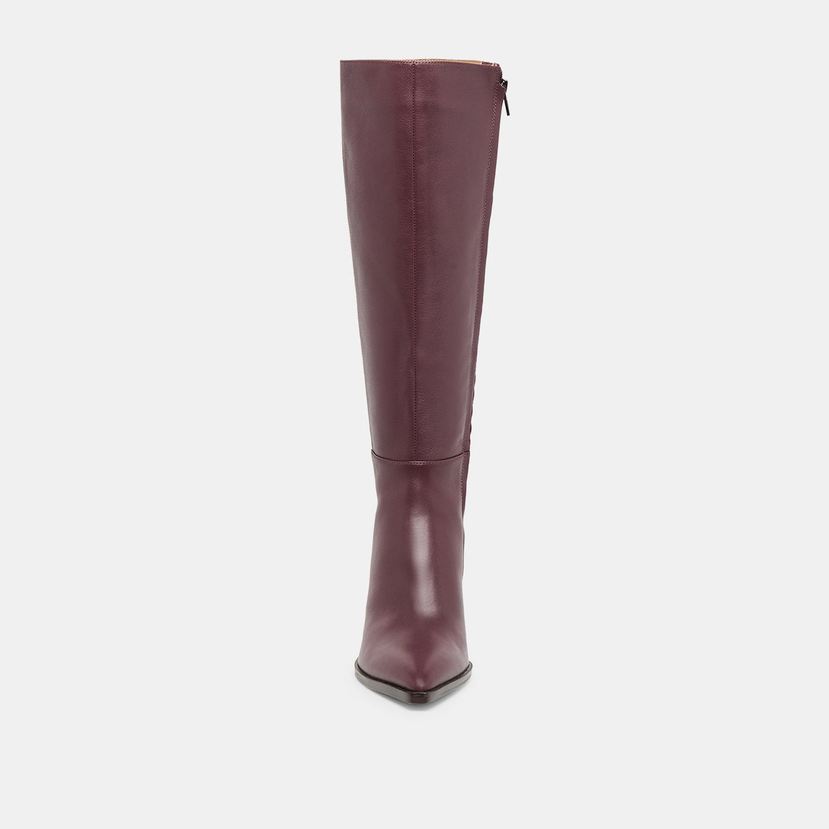 Dolce Vita Auggie Wine Leather Wide Calf Boots