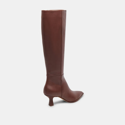 Dolce Vita Auggie Extra Wide Calf Chocolate Boots