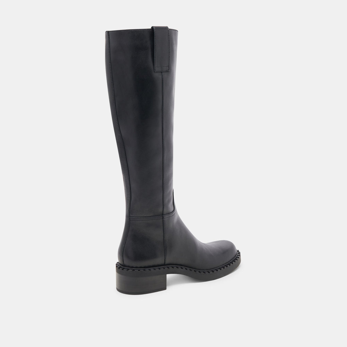 Dolce Vita Glory H2O Waterproof Black Leather Extra Wide Calf Boots