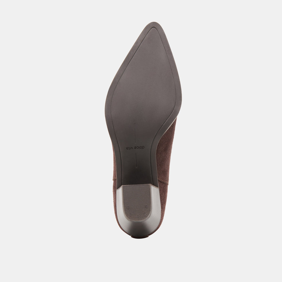 Dolce Vita Slim Mahogany Suede Booties