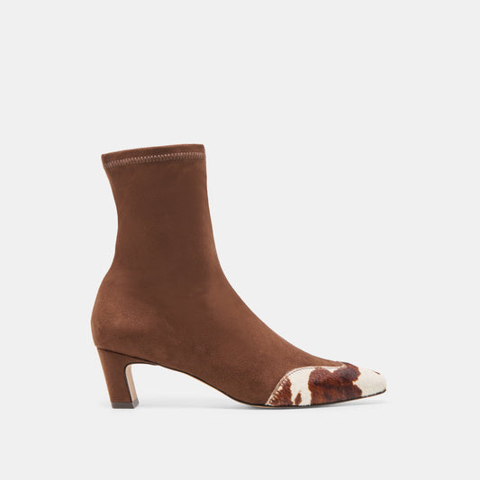 Dolce Vita Anika Dk Brown Multi Stella Suede Boots