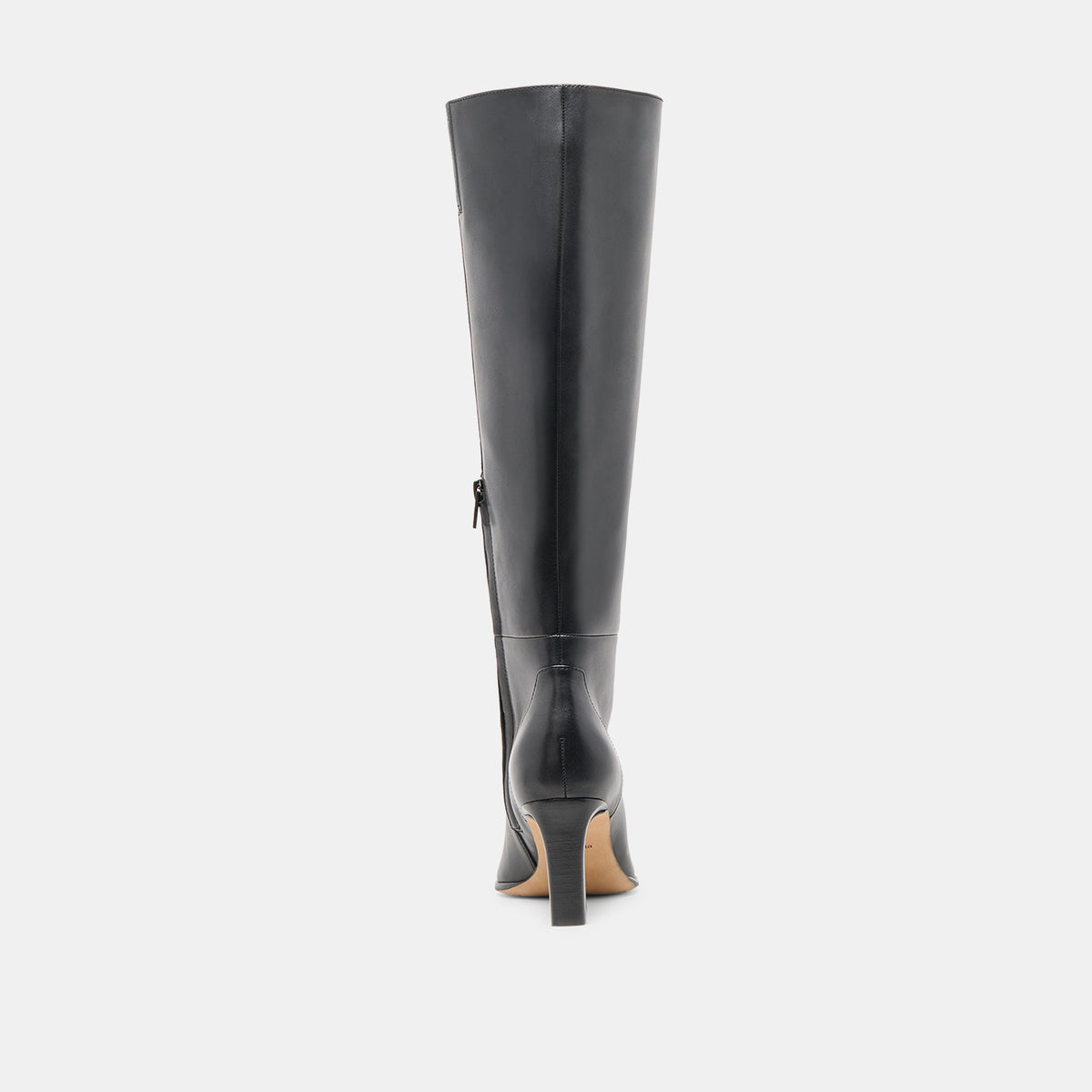 Dolce Vita Emmi Black Leather Wide Calf Boots