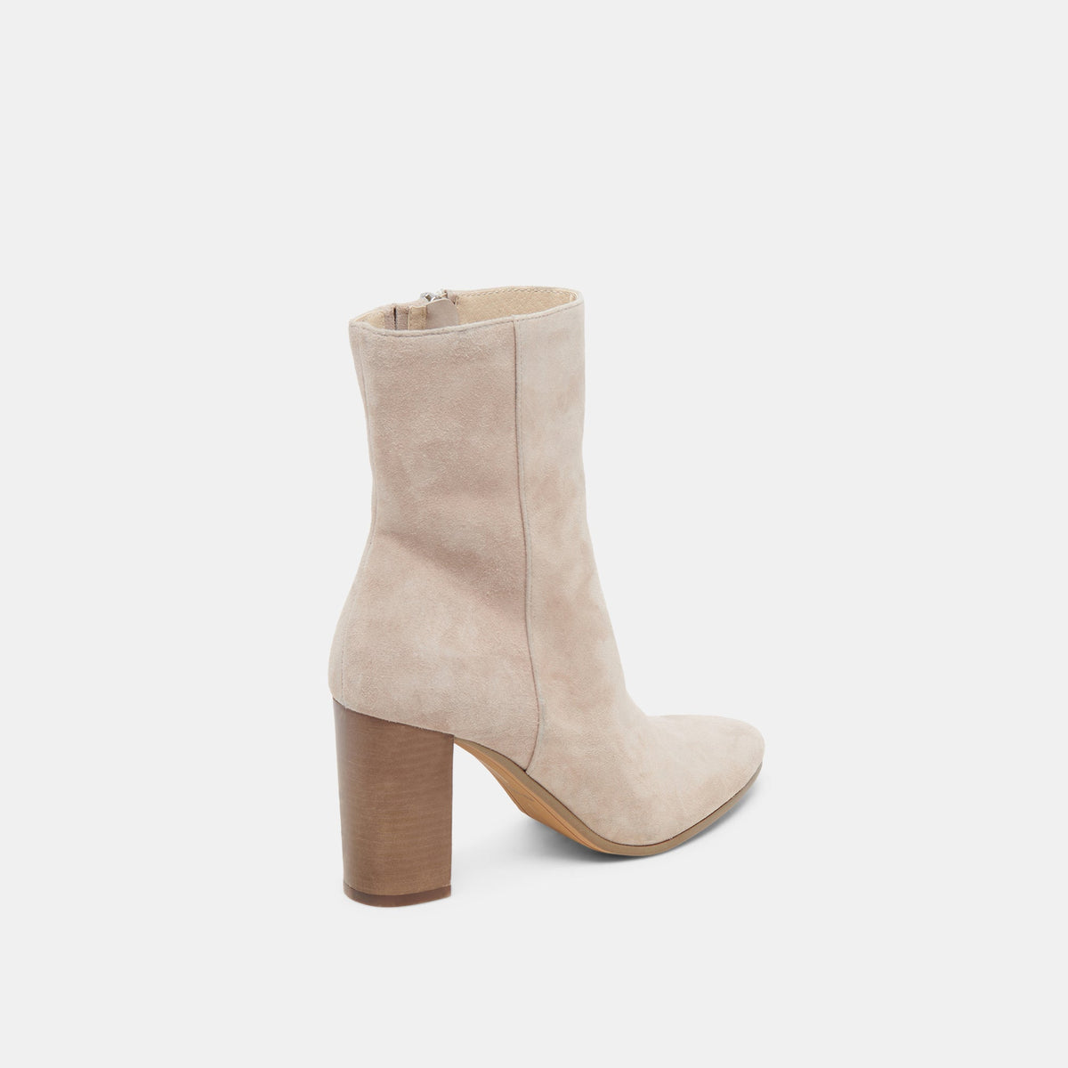 Dolce Vita Suzy Wide Taupe Suede Booties