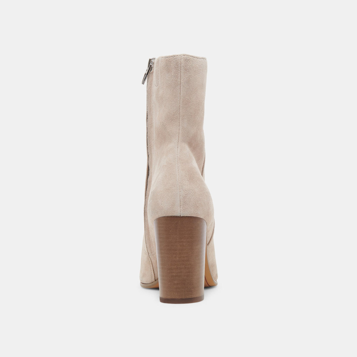 Dolce Vita Suzy Wide Taupe Suede Booties