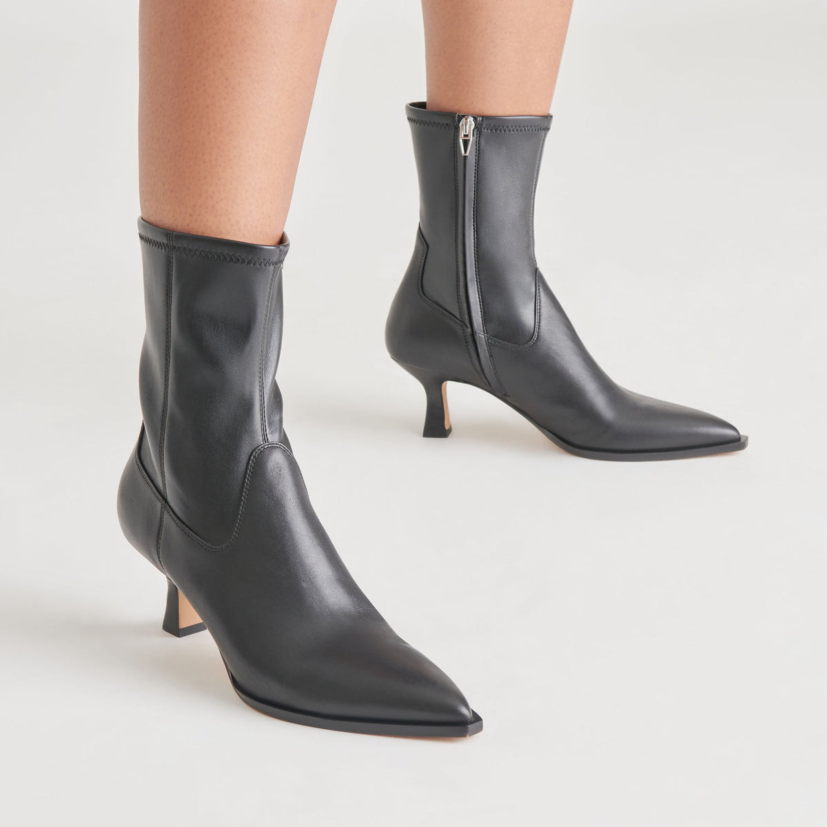 Dolce Vita ARYA WIDE CALF BOOTS BLACK LEATHER