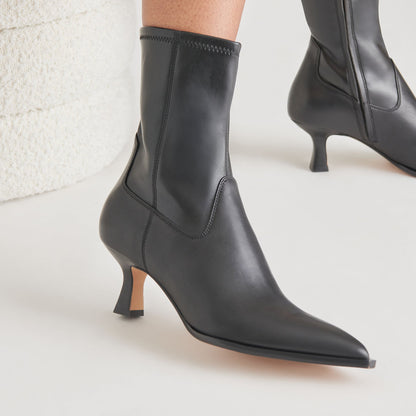 Dolce Vita ARYA WIDE CALF BOOTS BLACK LEATHER