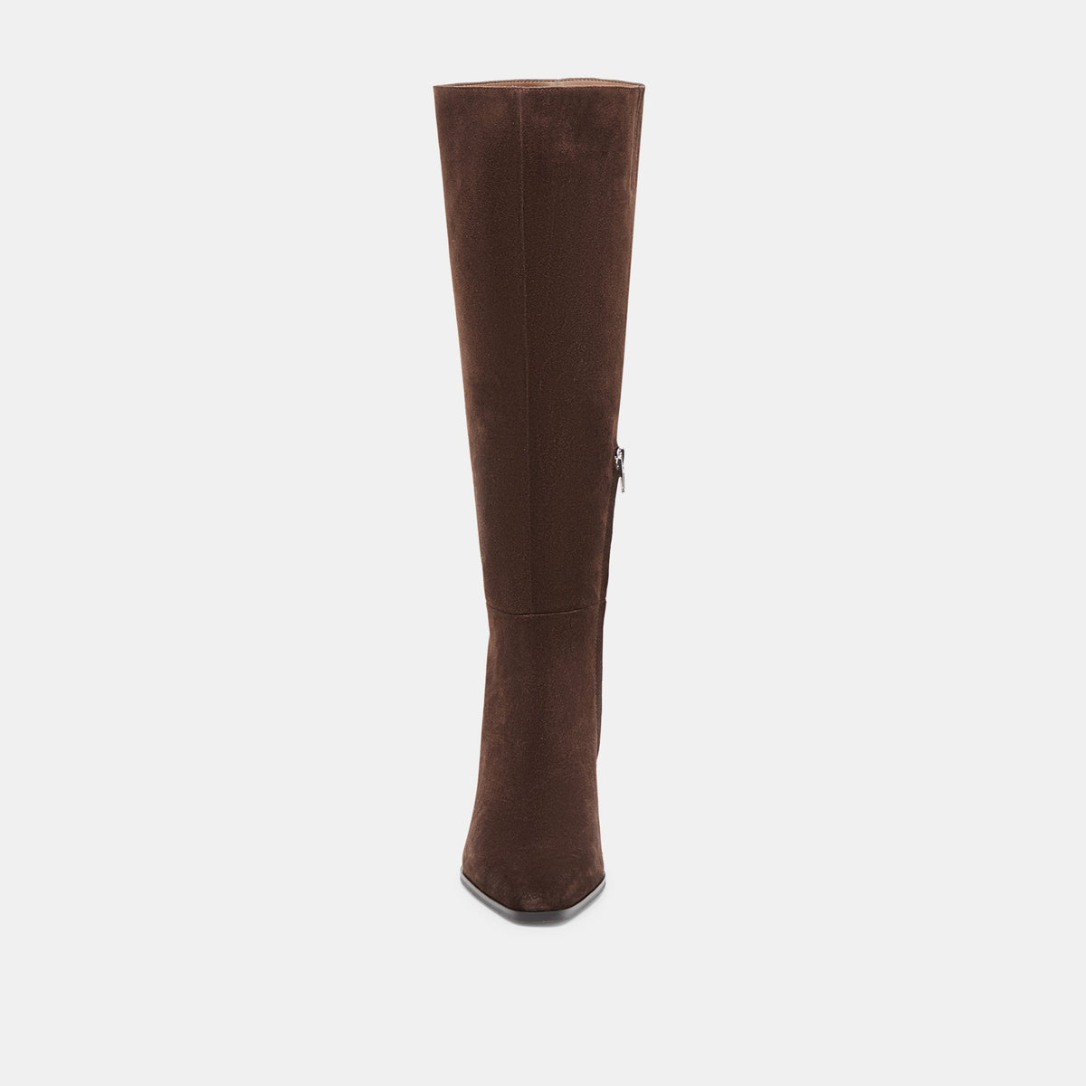 Dolce Vita Emmi Dk Brown Suede Wide Calf Boots