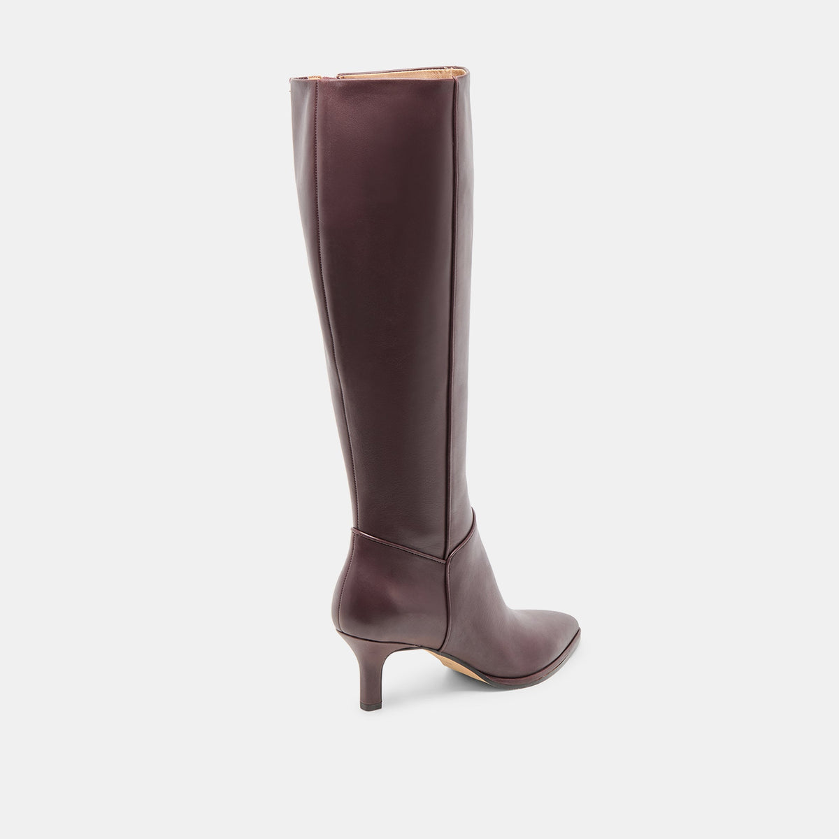 Dolce Vita Aldy Mulberry Leather Wide Calf Boots