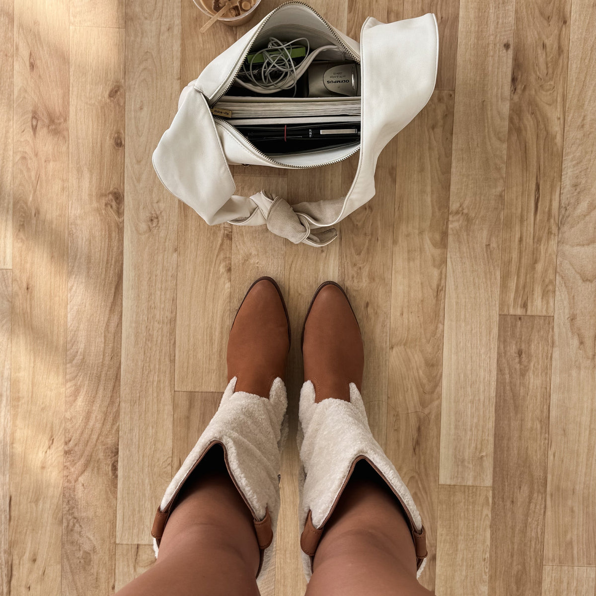 Dolce Vita Mykel Plush Caramel Nubuck Boots