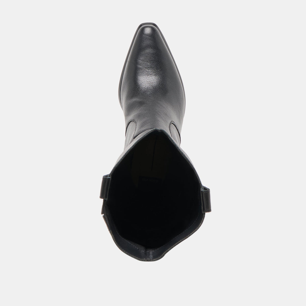 Dolce Vita Vern Black Leather Wide Calf Boots