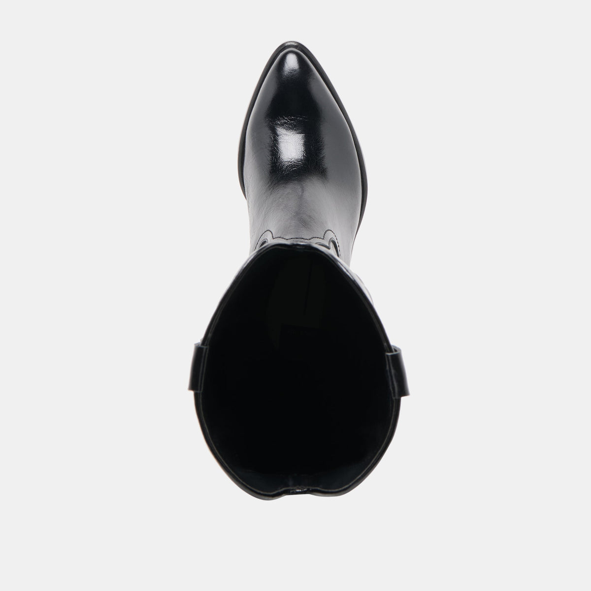 Dolce Vita Mirla Black Leather Wide Calf Boots