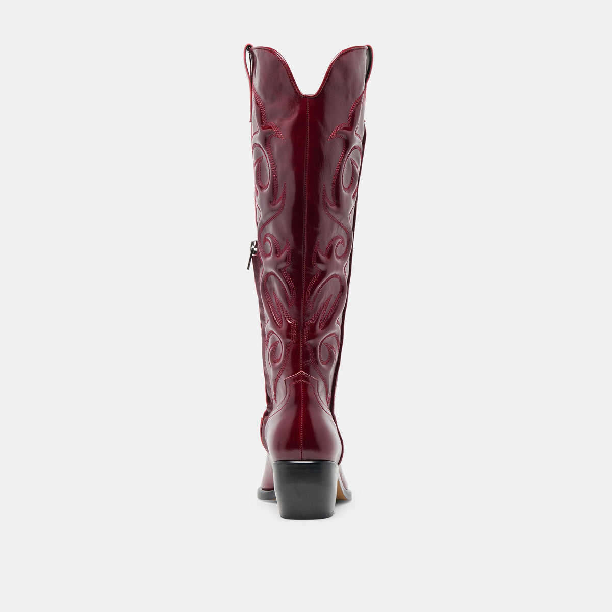 Dolce Vita Mirla Oxblood Leather Extra Wide Calf Boots