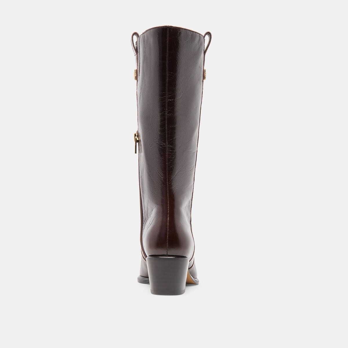 Dolce Vita Vern Chocolate Leather Wide Calf Boots