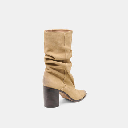 Dolce Vita Talina Dk Taupe Suede Boots