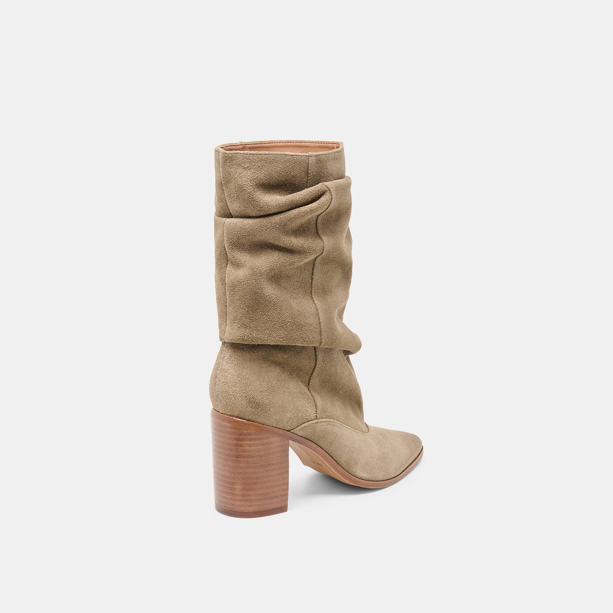 Dolce Vita Talina Olive Suede Wide Calf Boots