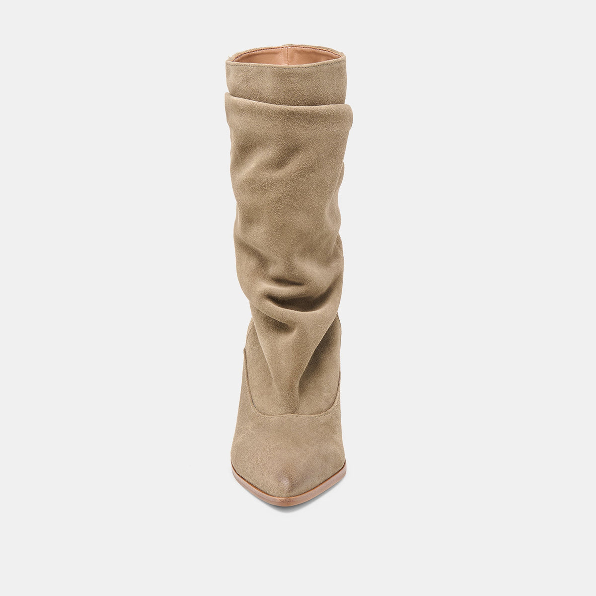 Dolce Vita Talina Olive Suede Wide Calf Boots