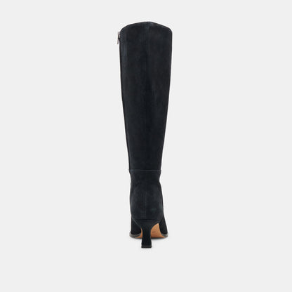 Dolce Vita AUGGIE WIDE CALF BOOTS ONYX SUEDE