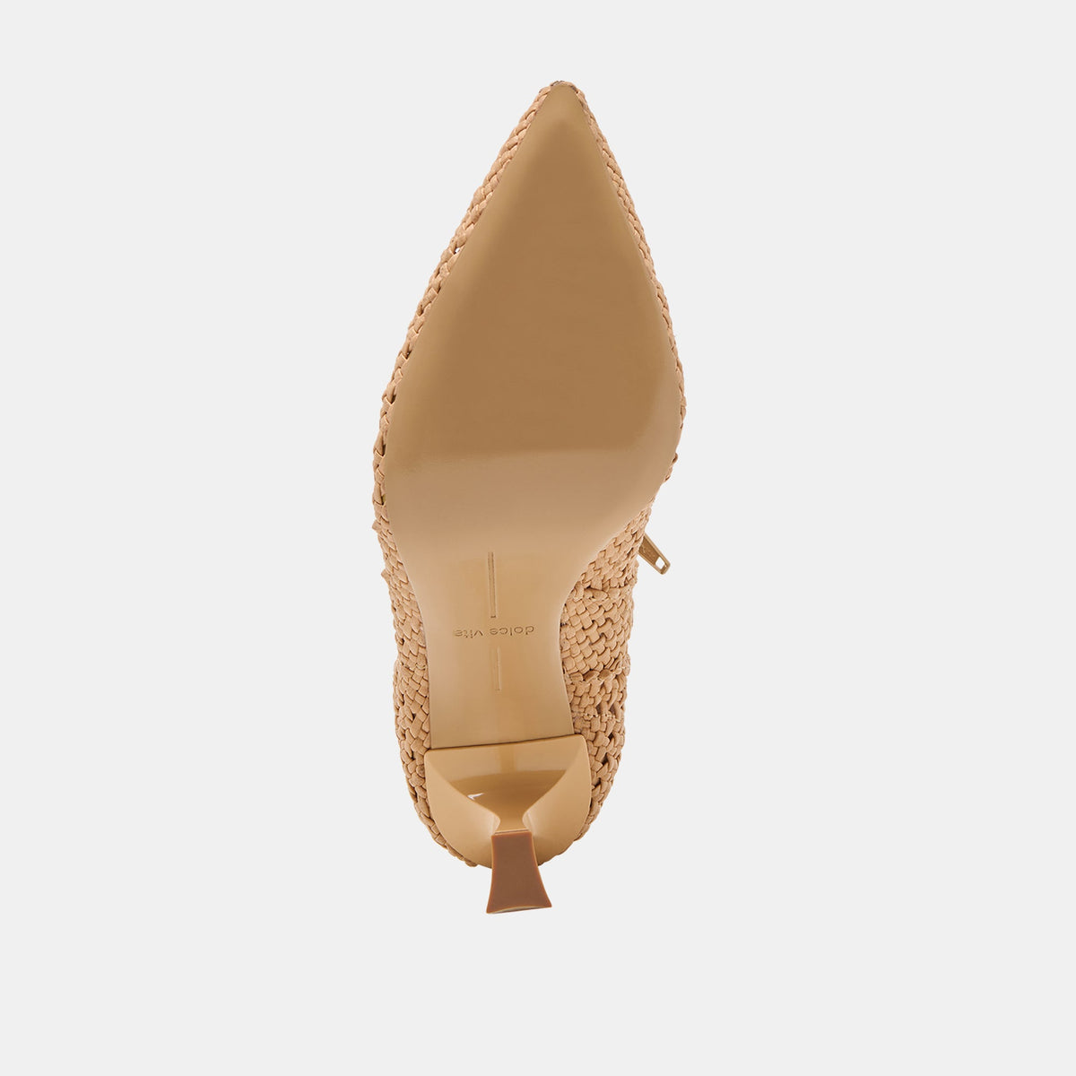 Dolce Vita Lonni Tan Woven Leather Booties