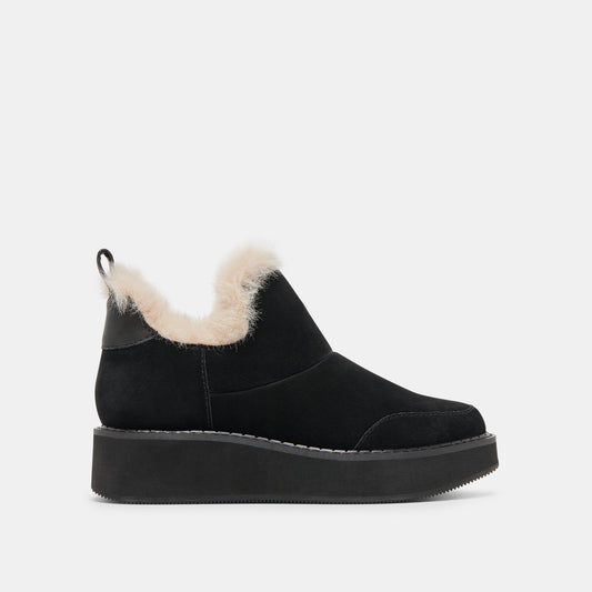Dolce Vita Ardy Plush H2O Waterproof Onyx Suede Booties