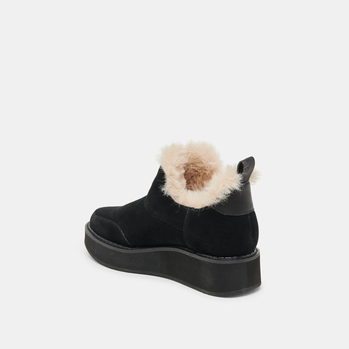 Dolce Vita Ardy Plush H2O Waterproof Onyx Suede Booties