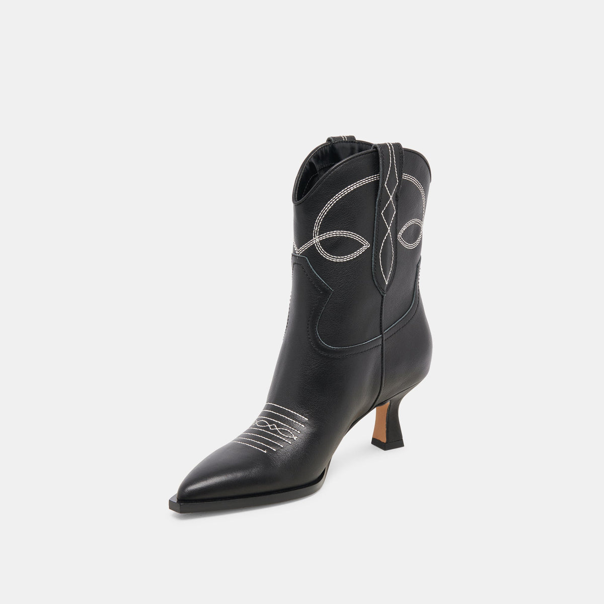 Dolce Vita ANGEL BOOTIES BLACK WHITE LEATHER