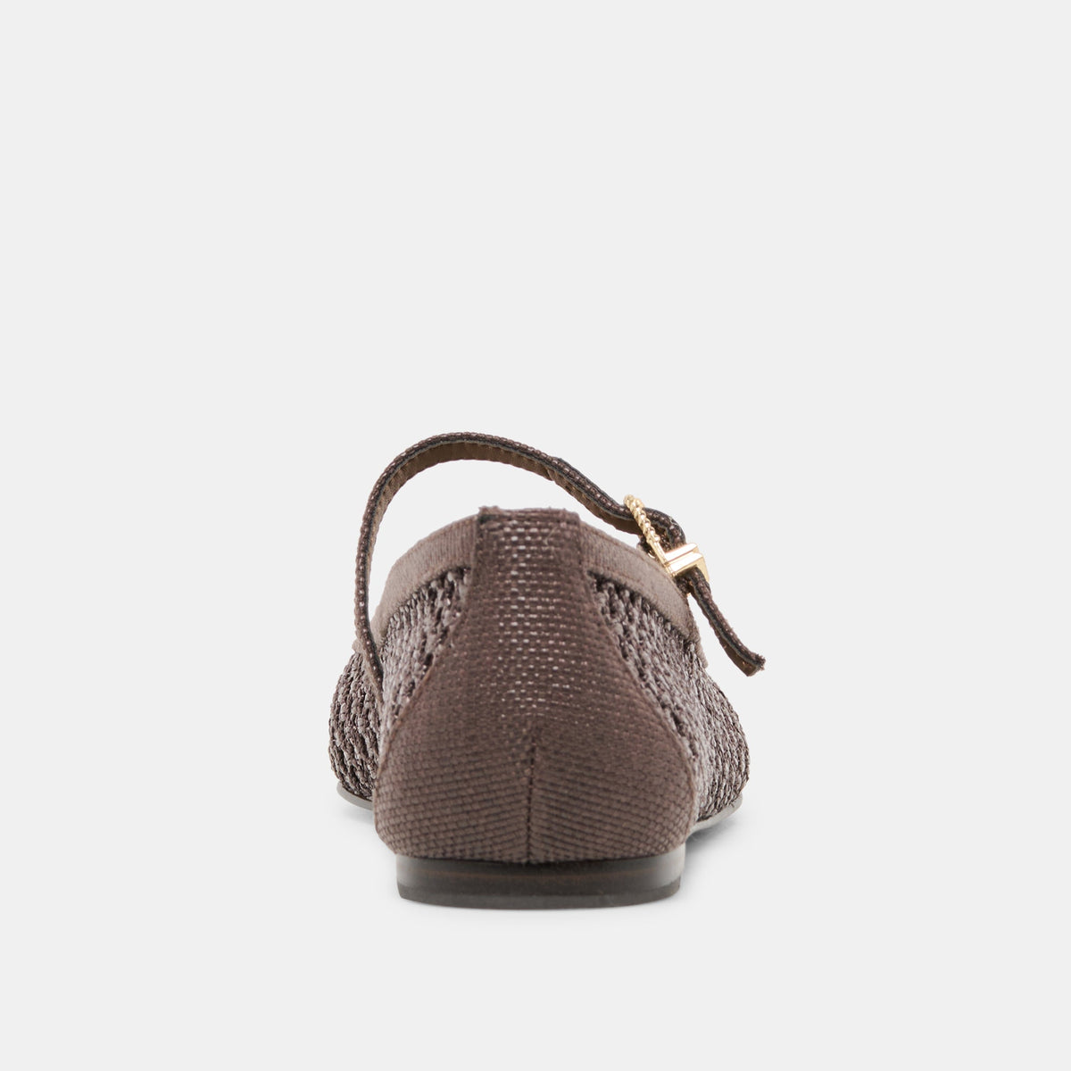 Dolce Vita Reyes Chocolate Woven Raffia Ballet Flats