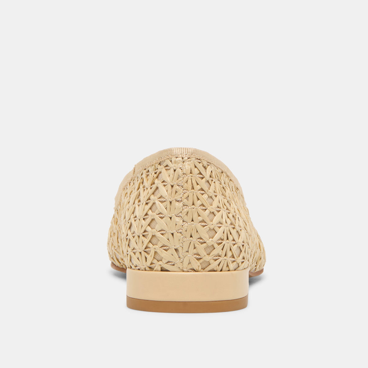 Dolce Vita Ulicia Lt Natural Cross Hatch Raffia Ballet Flats