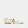 CREME PERFORATED SUEDE
