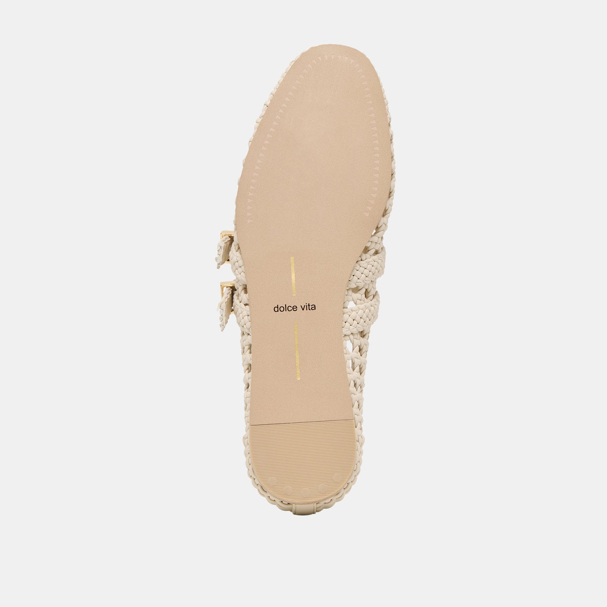 Dolce Vita Baylee Creme Woven Stella Ballet Flats