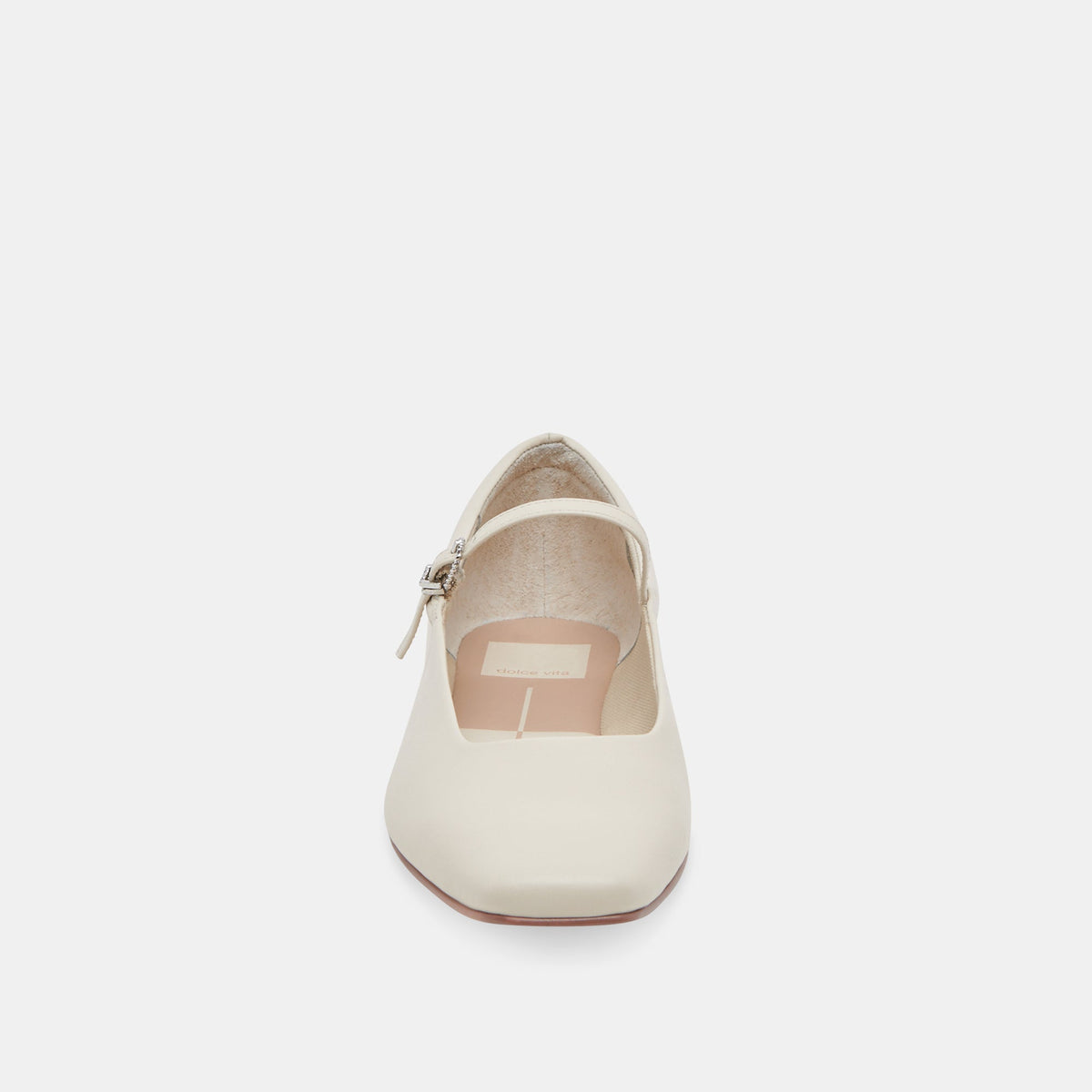 Dolce Vita Reyes Ivory Leather Ballet Flats