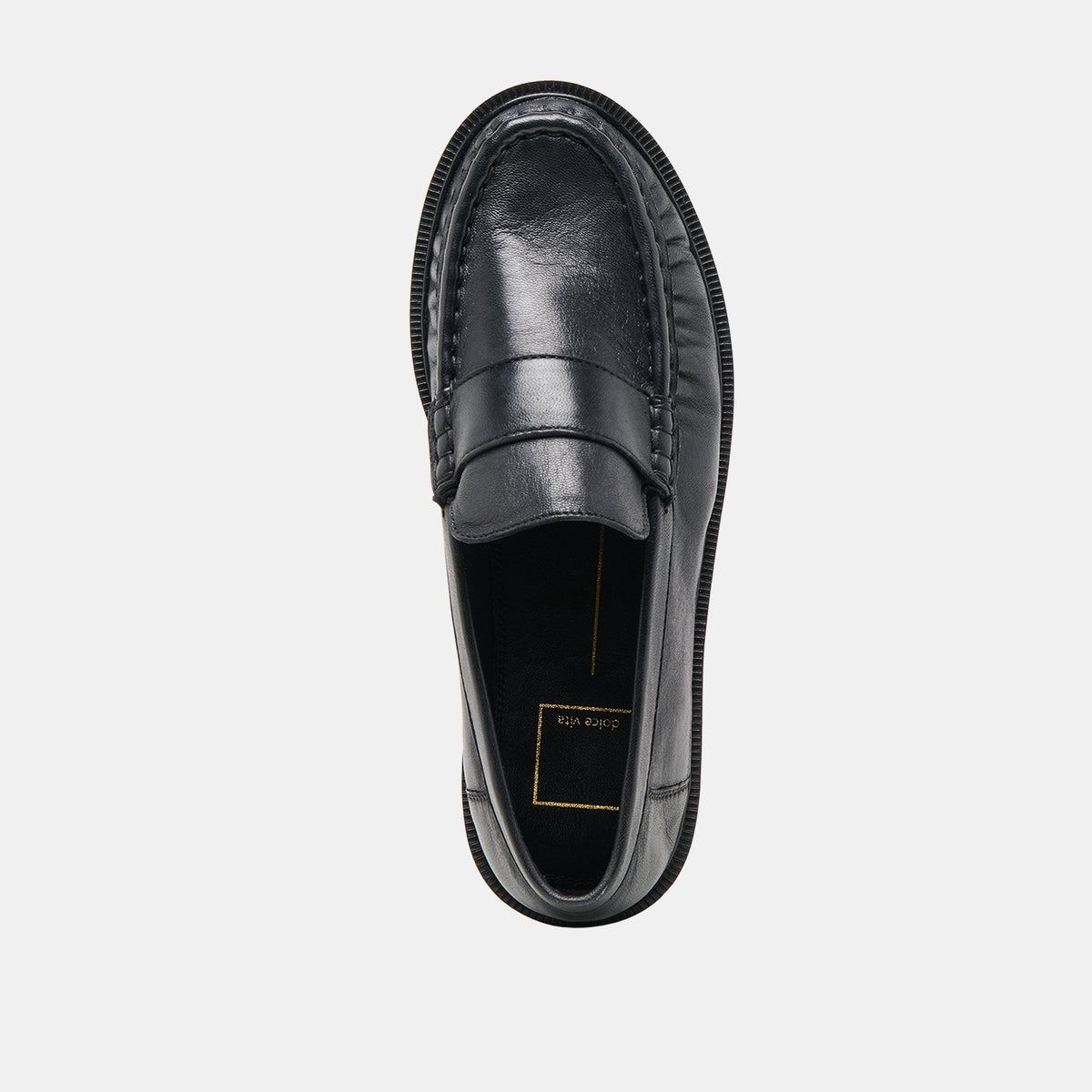 Dolce Vita Bodi Black Leather Loafers