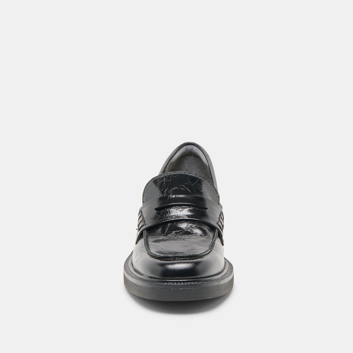 Dolce Vita Tiggy Midnight Crinkle Patent Loafers