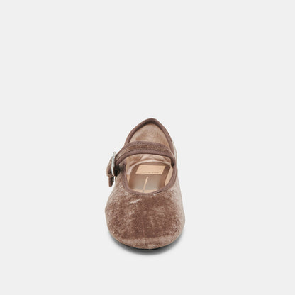 Dolce Vita ROSLYN BALLET FLATS SMOKE VELVET