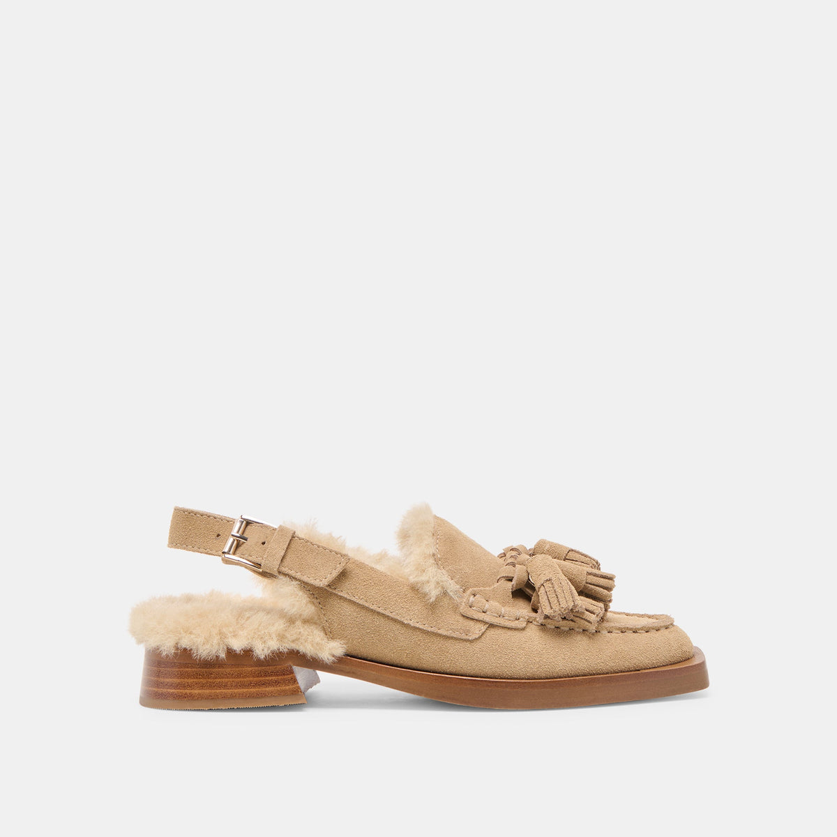 Dolce Vita Hamlit Plush Dk Taupe Suede Loafers