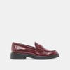 OXBLOOD CRINKLE PATENT